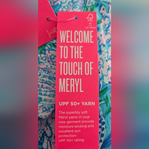 Lilly Pulitzer Luxletic Dania Polo Dress Size XL NWT - Picture 8 of 8